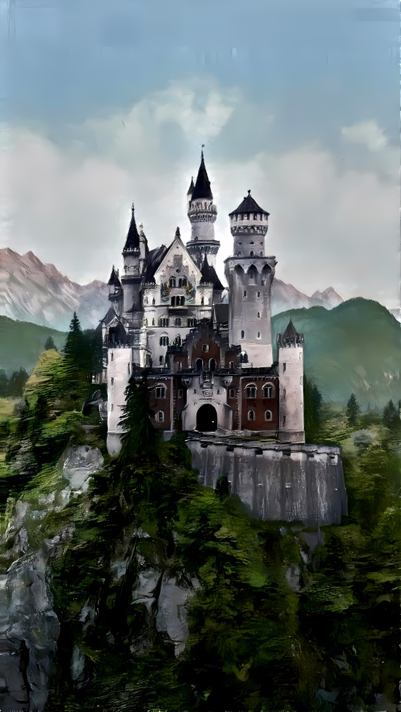 Castle painting