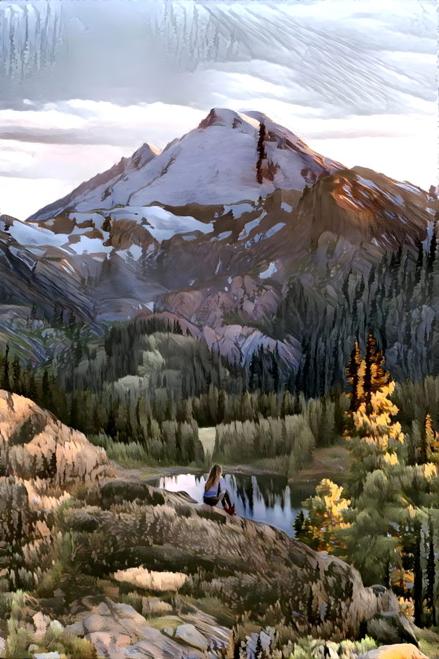 Mountain painting