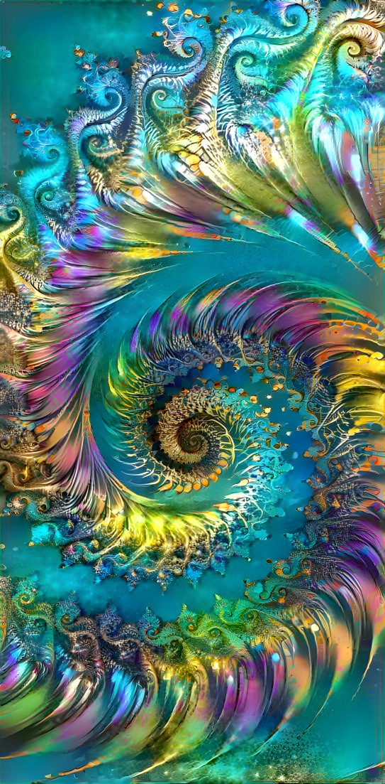 Fractal from a fractal