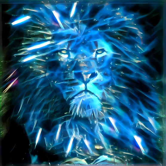 Blue lion