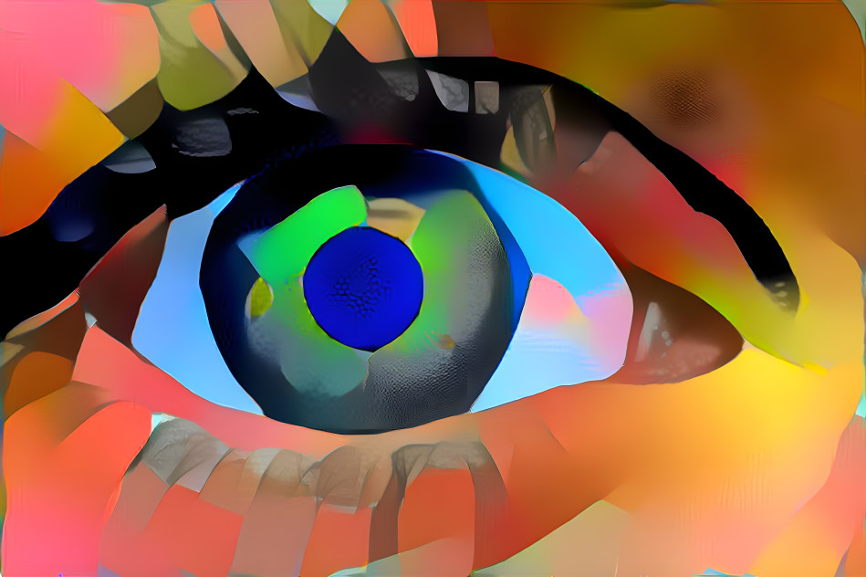 colorful eye