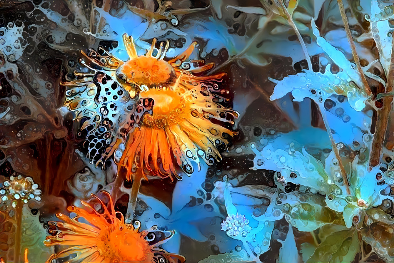 Butterfly on Flowers