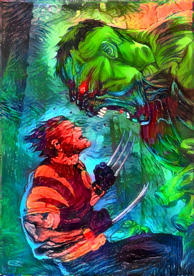 hulk vs logan 1