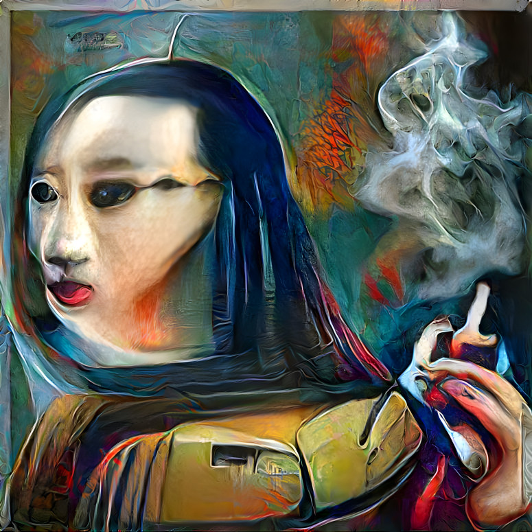 alien mona lisa 2 in a series 