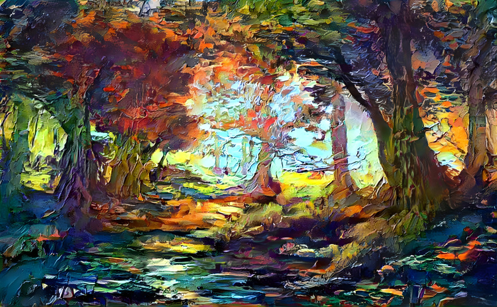 colorful forest