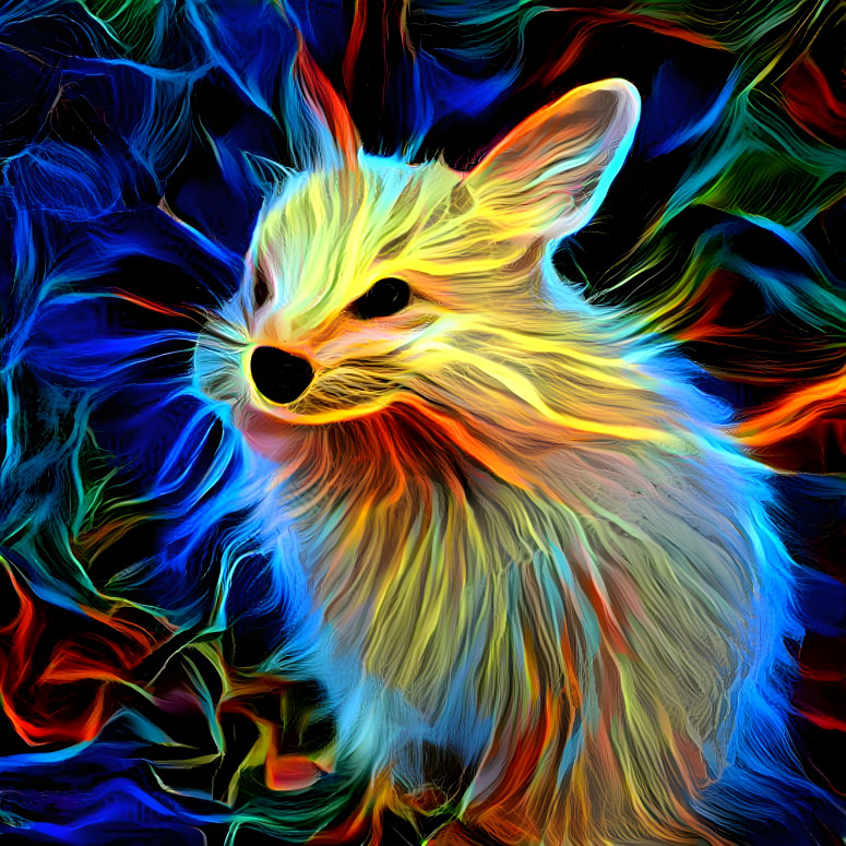 colorful rabbit