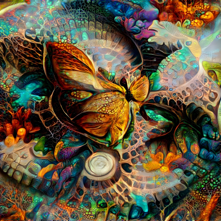 Butterfly mandala