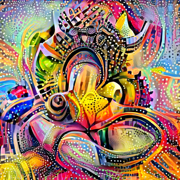 Mandala on god Ganesh