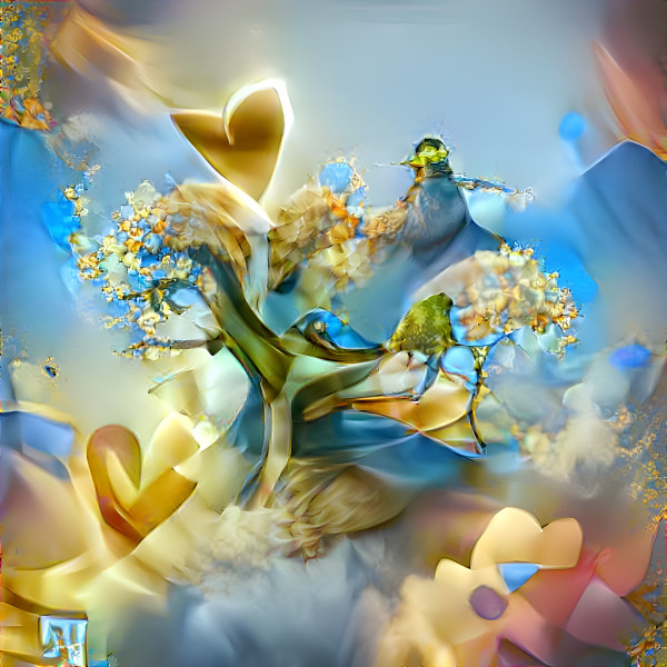 Beautiful Love birds couple on Epic tree | landsca