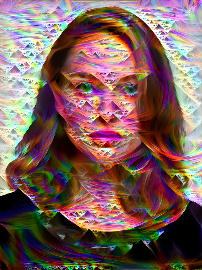 Prismatic Natalie in Sierpinski