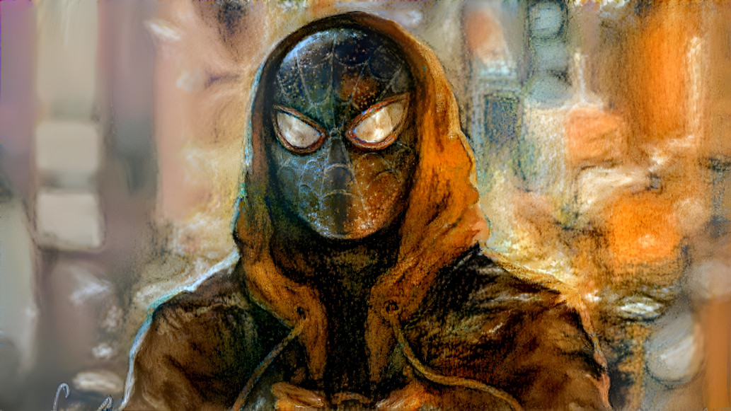 Spiderman painting