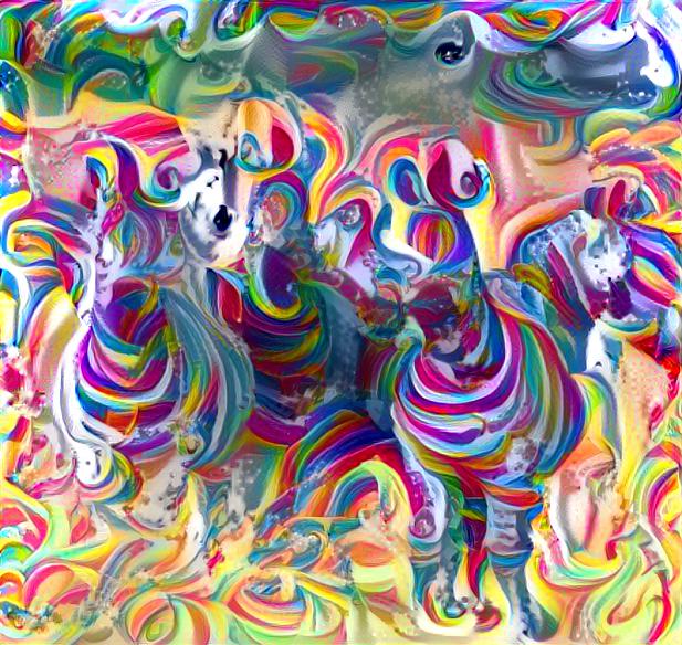 Lisa Frank Zebras