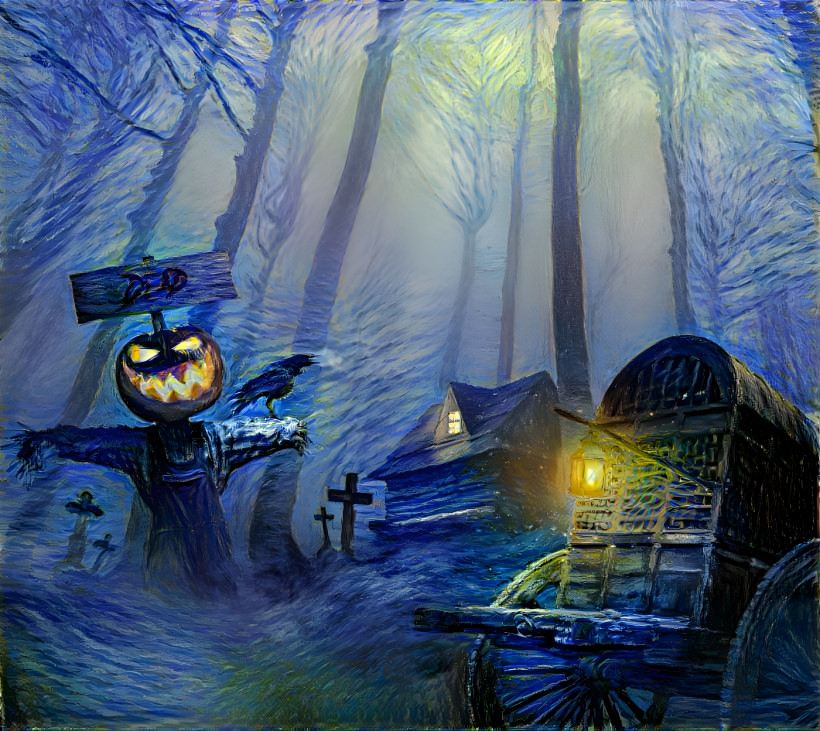 Halloween-wallpaper-with-evil-pumpkin