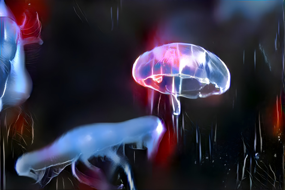 Red light + jellyfish