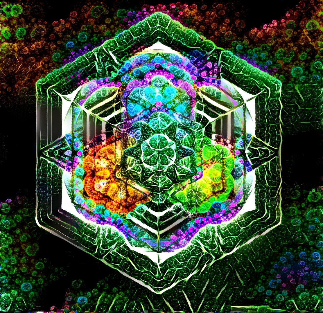  neon cubes