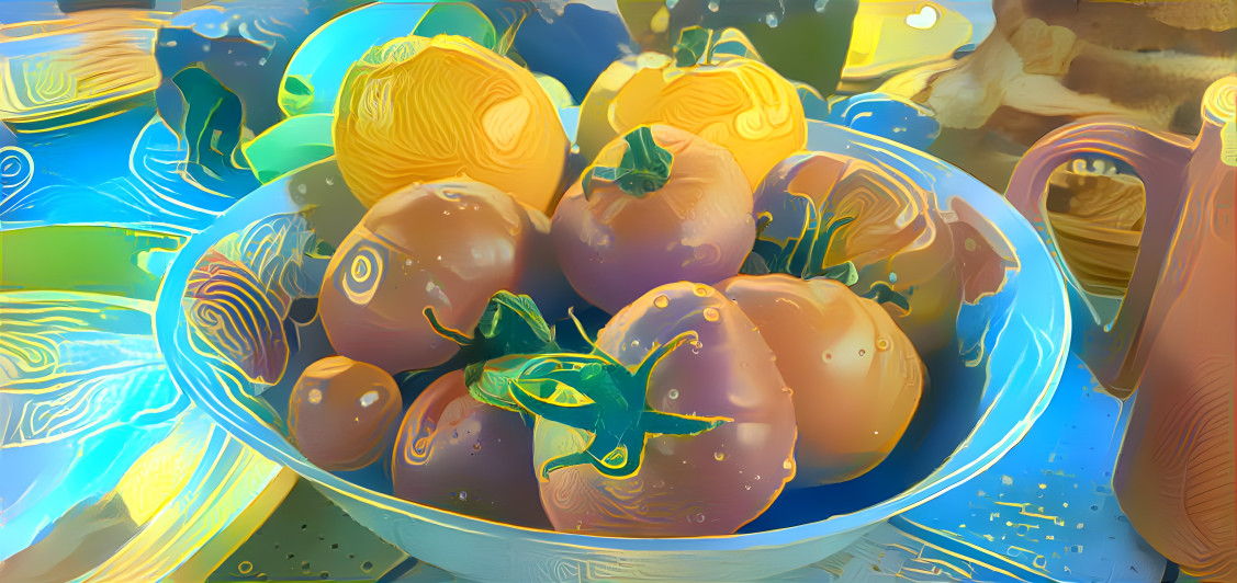 Cartoon tomato bowl