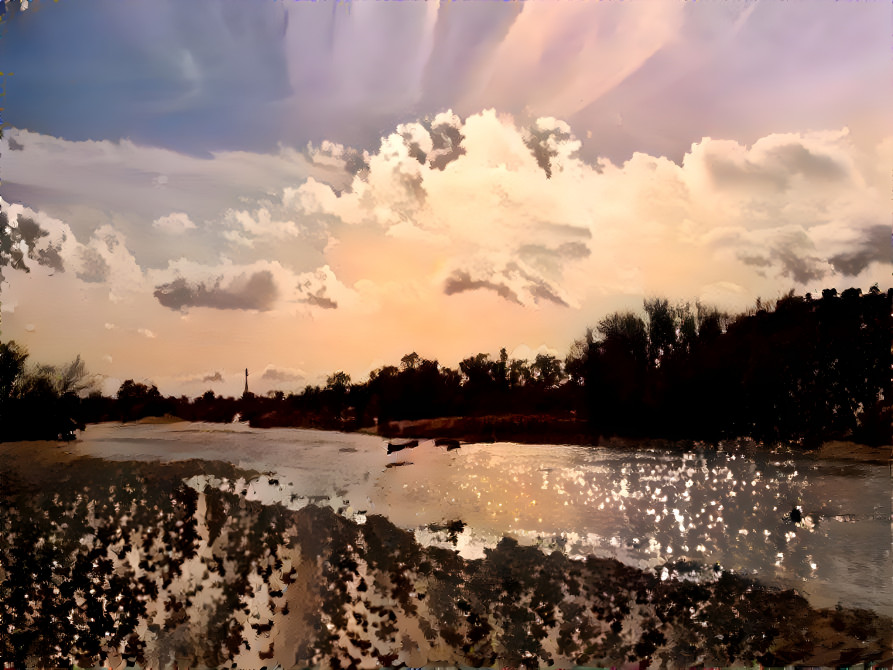 Sky Over Salinas River