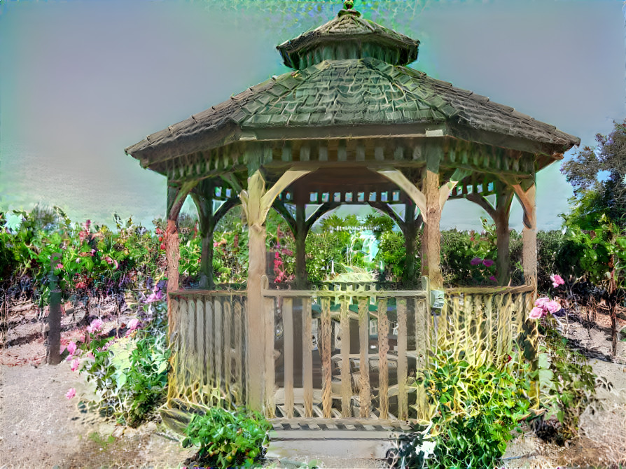 Gazebo at the Former Veris Vineyard