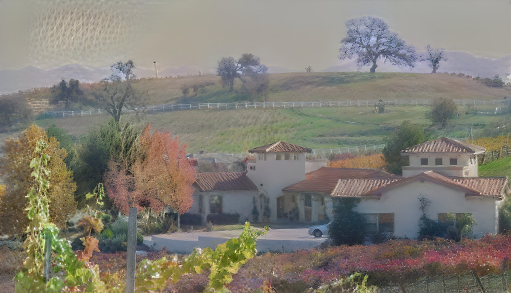 Vineyard Villa in Autumn