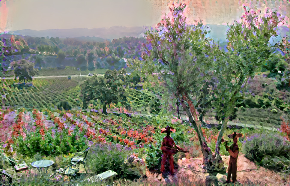 Flowers Among the Vines