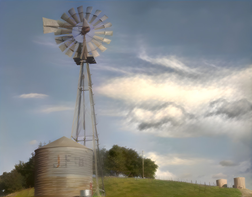 Windmill at Venteux Winery, Templeton California