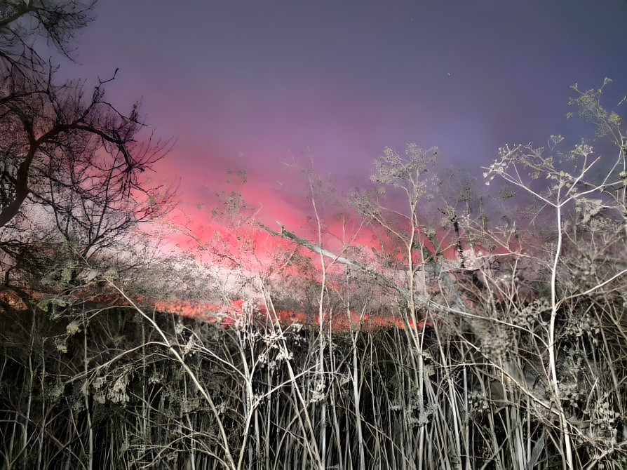 Poison Hemlock at Sundown