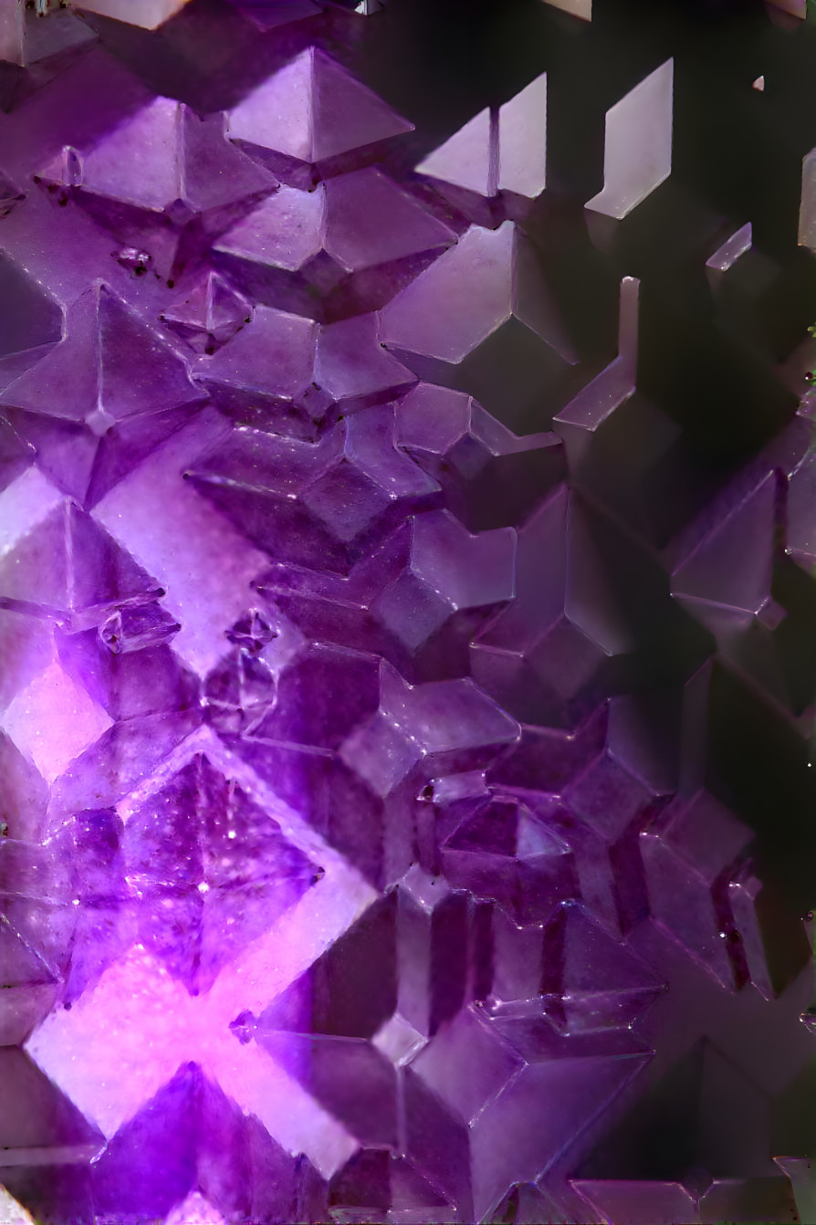 Crystal Grid Amethyst