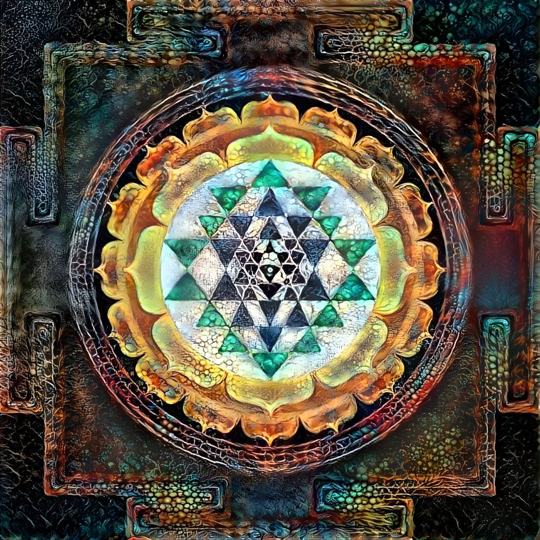 Shri Yantra Eye of Creation