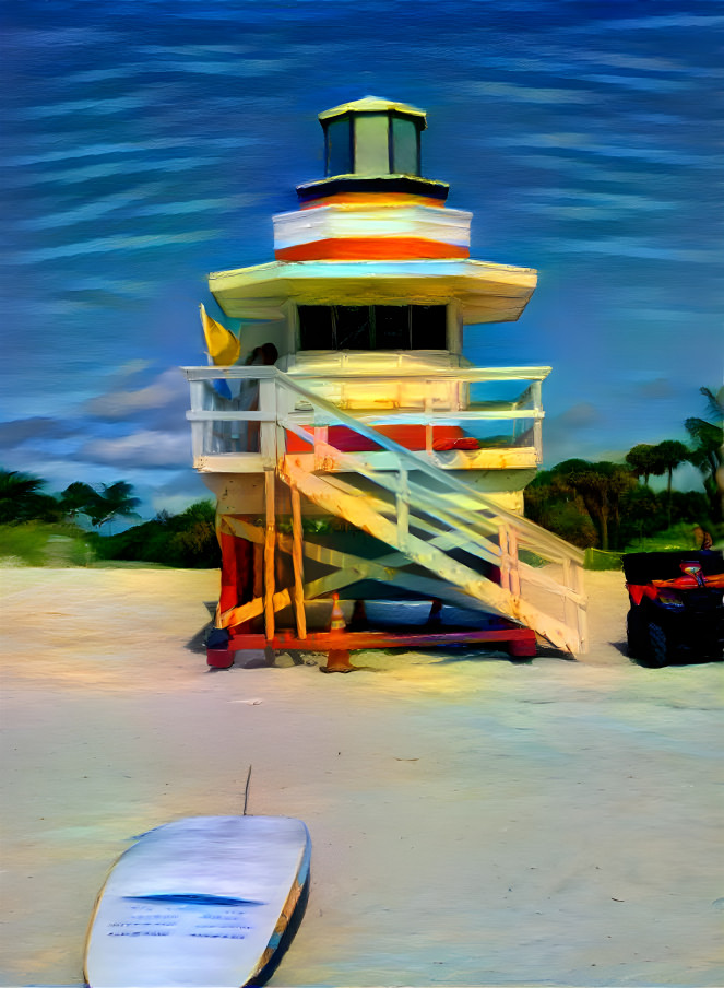 Miami Beach Lifeguard Stand