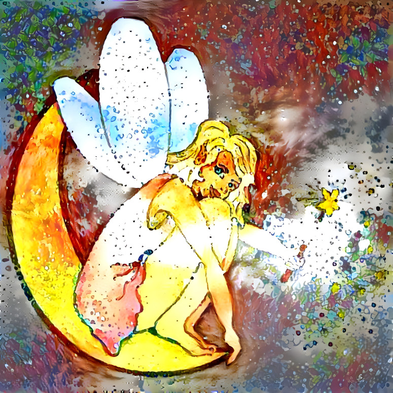 Fairy on the Moon