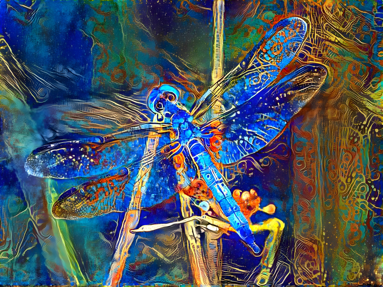 Blue Dragonfly