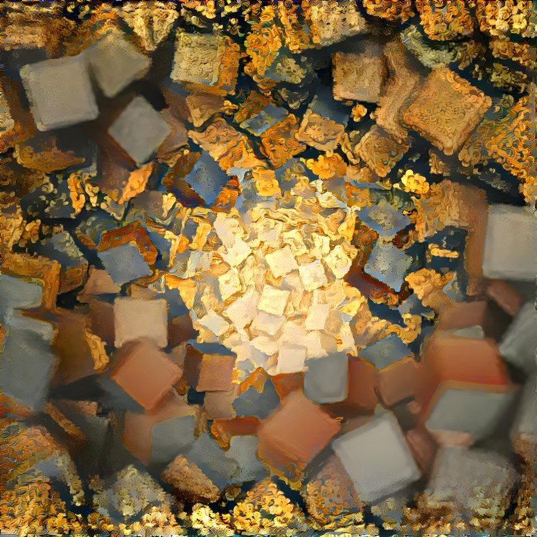 golden cubes