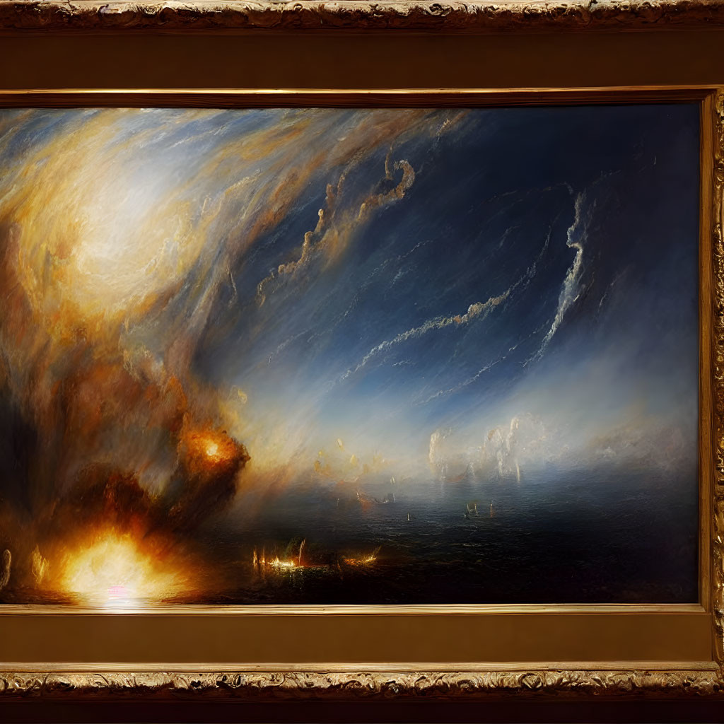 JMW Turner's Extinction Asteroid Impact