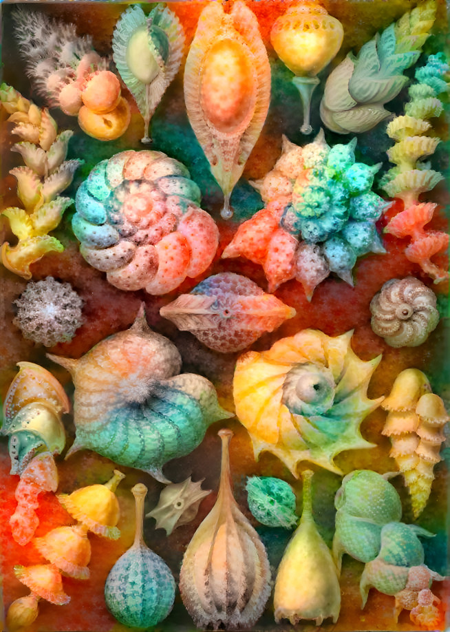 Ernst Haeckel seashells illustrations