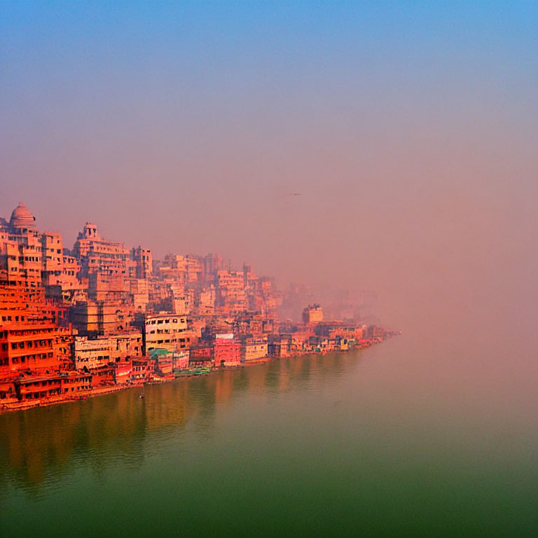 View of Varanasi city