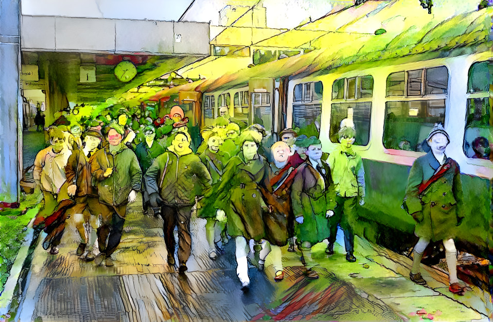 School Outing in England, 1960s