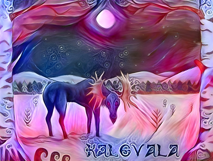 Moose under the Moonshine - Kalevala picture