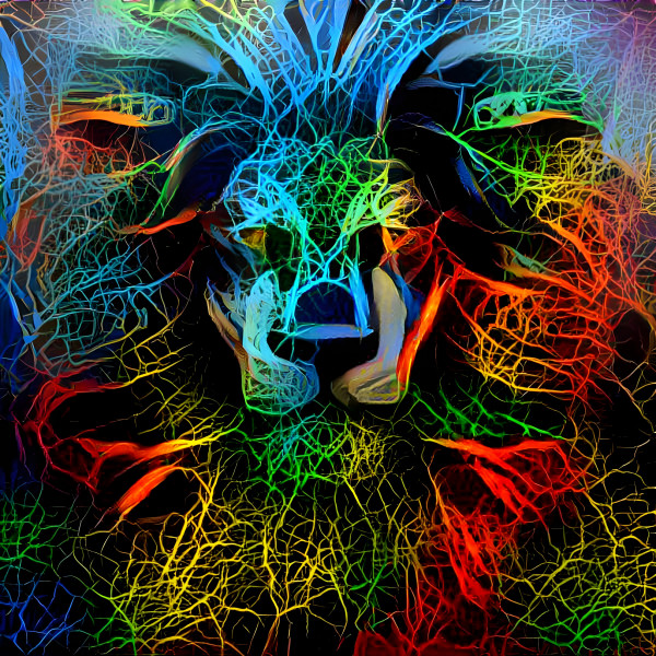 Colorful Lion