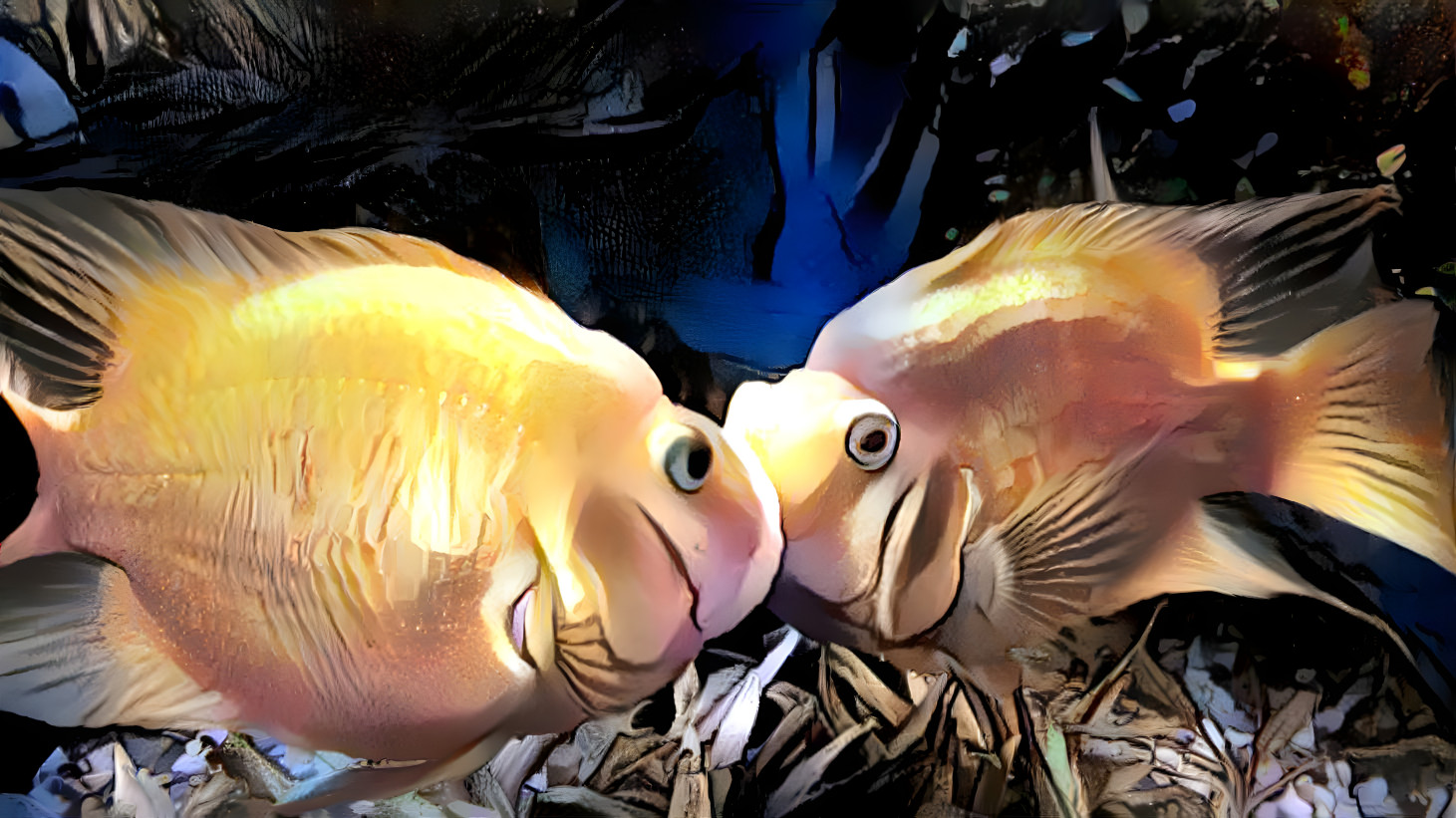 fish kiss