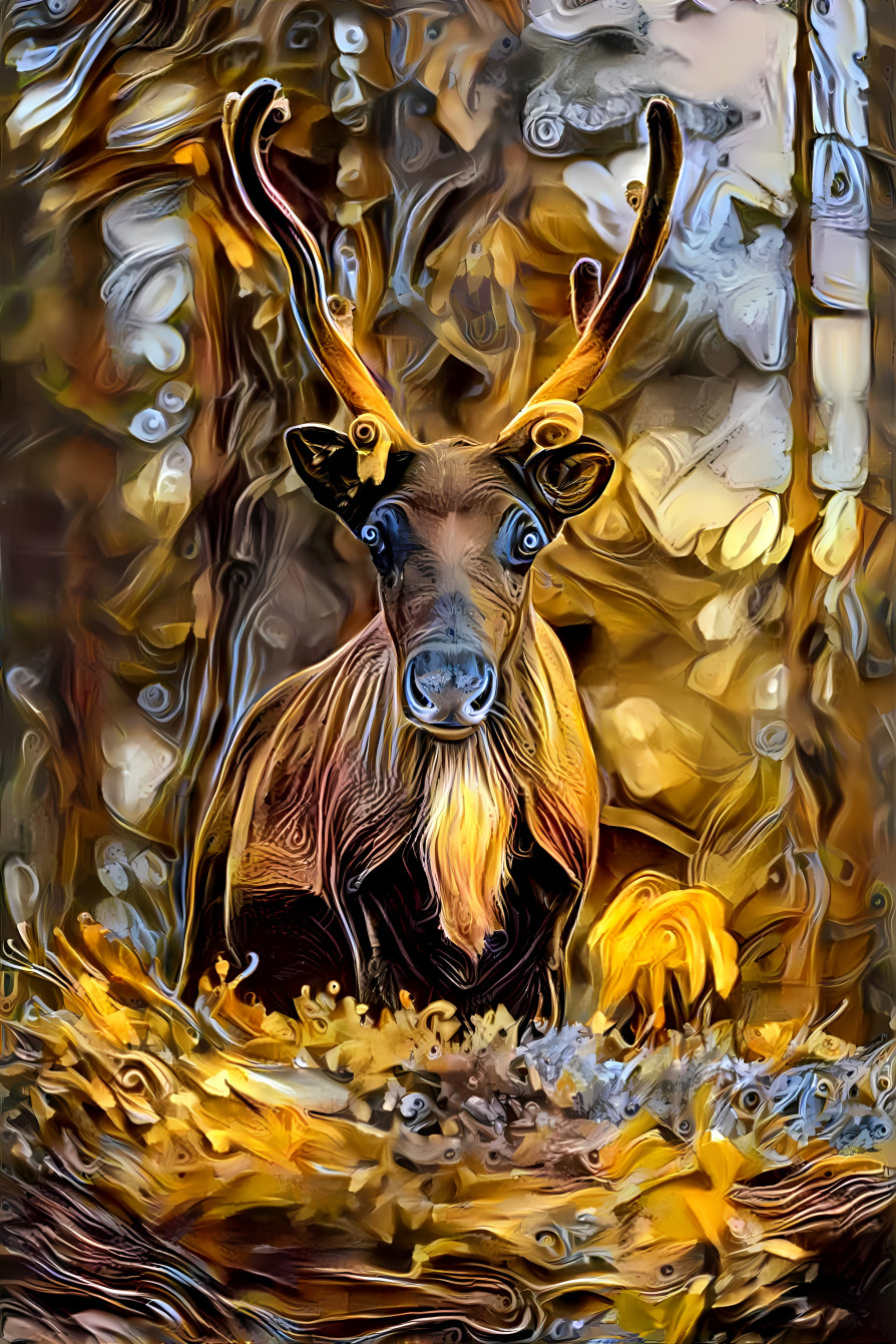 Golden stag