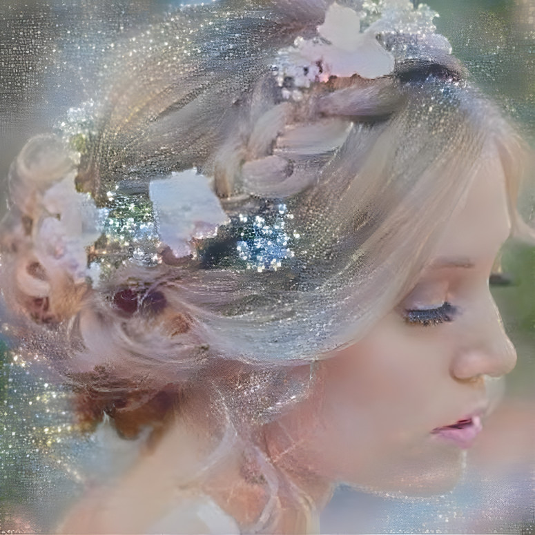 Braided Hairdo With Flowers