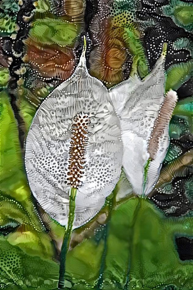 Peace Lily Closeup