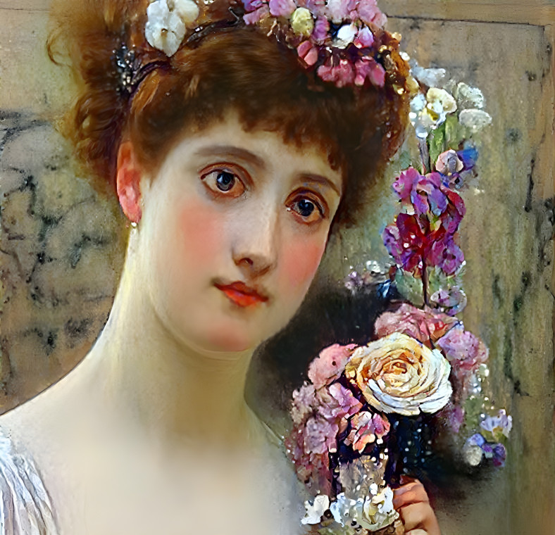 Teary Eyed Edwardian Florist