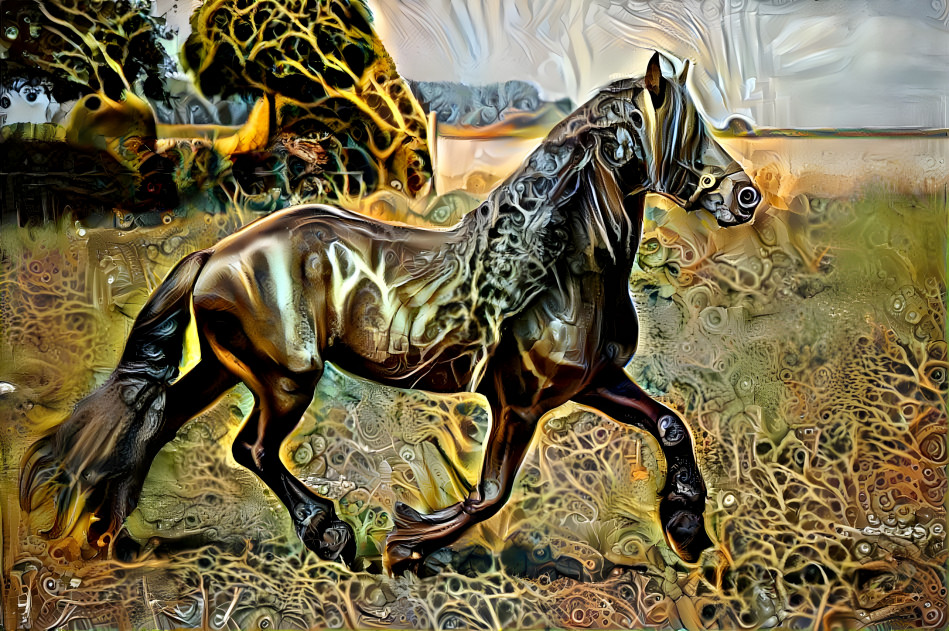 Trotting Horse