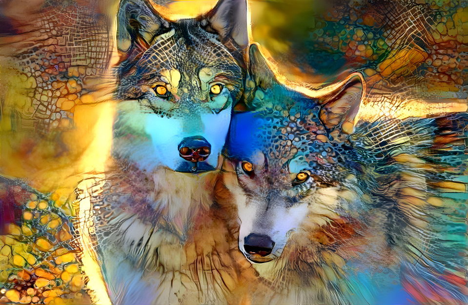 Wolf pair