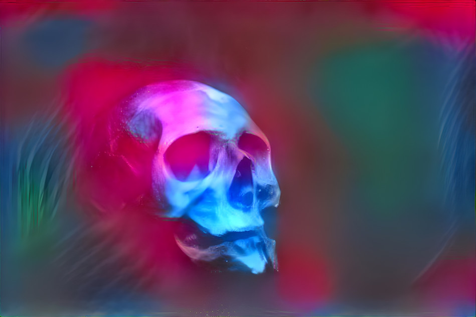 Smoke skull