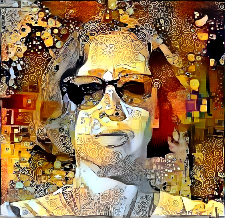 A Golden Woman ... as a Klimt Painting