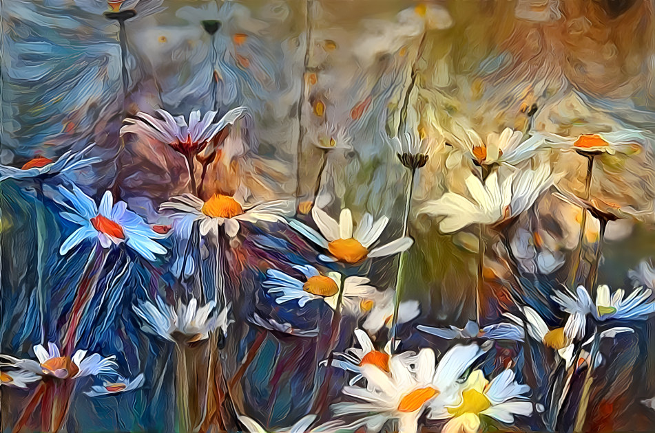 Flowers Field as a Deep Dream