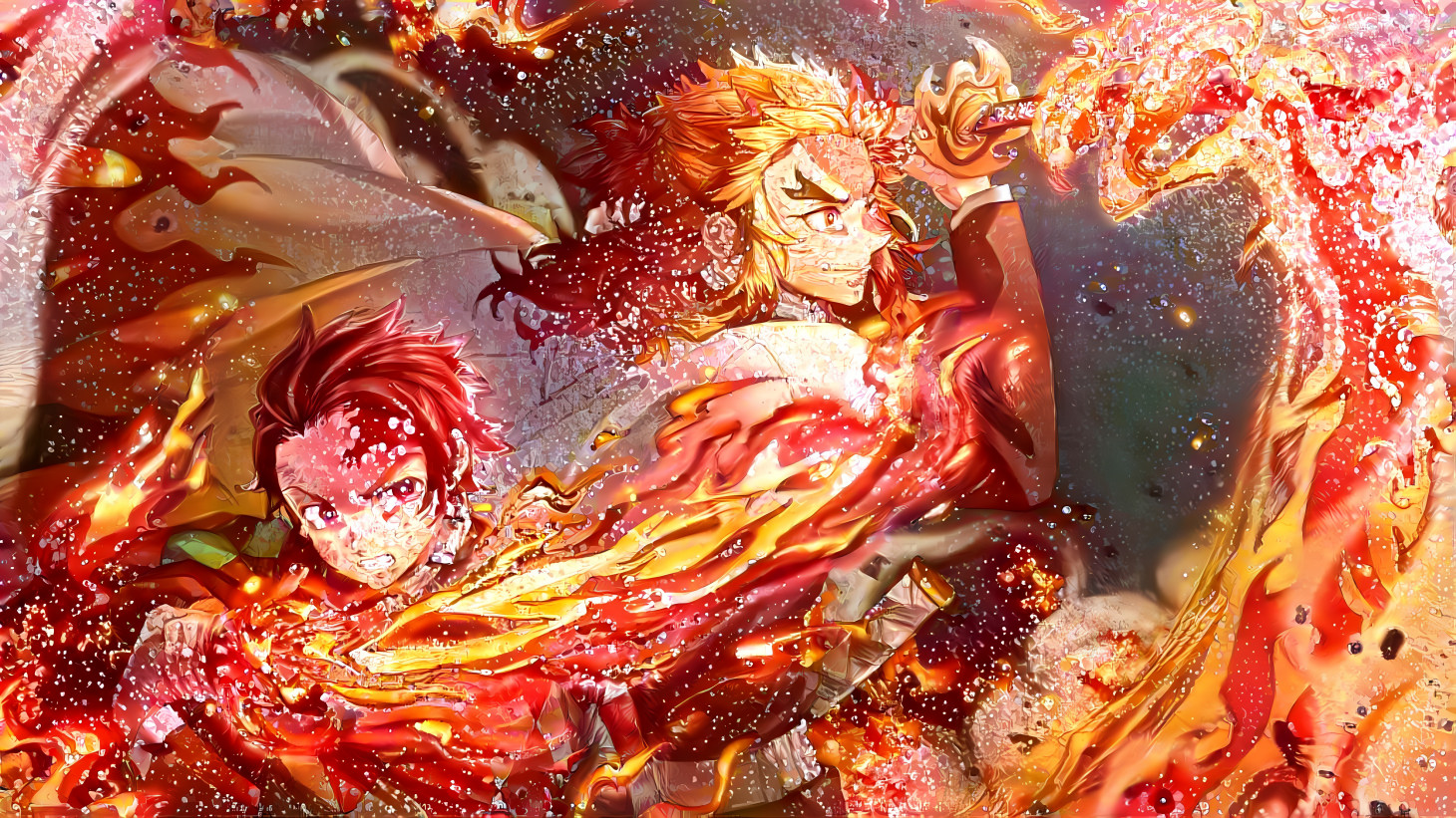 Demon Slayer Fire art