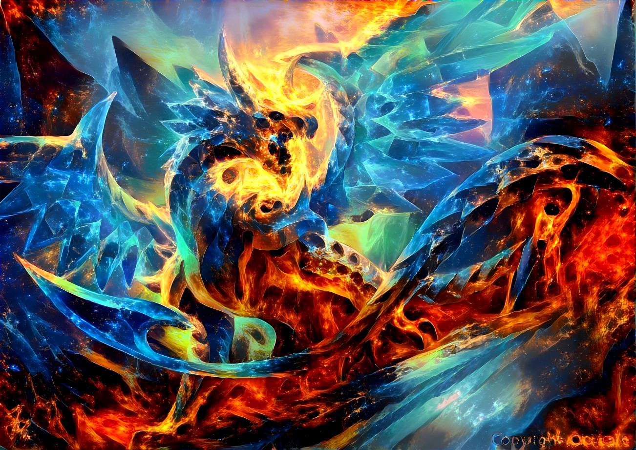 Blue Chesse Dragon